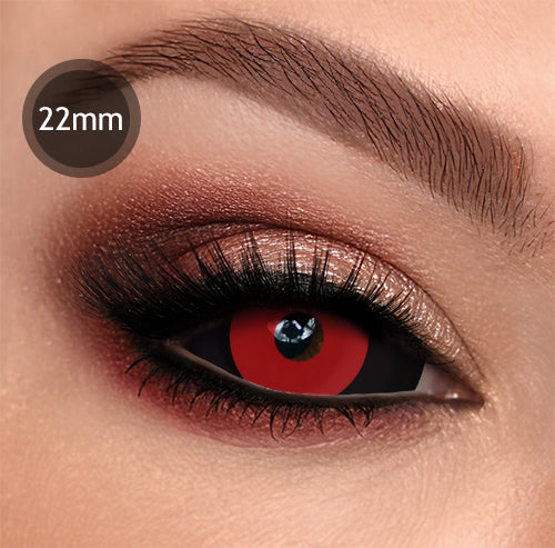 Black Red(Tokyo ghoul) Sclera 22mm - Non Prescription Contacts