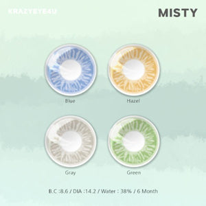 Misty Hazel - Non Prescription Contacts