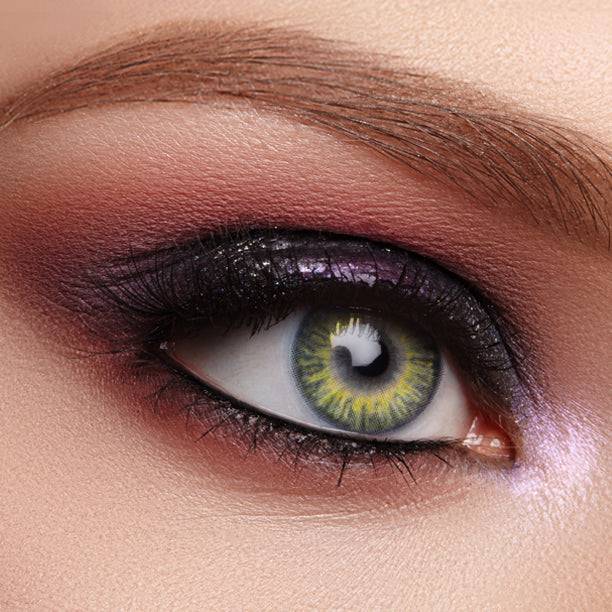 neat and blended pure hazel color of lens for halloween and party time