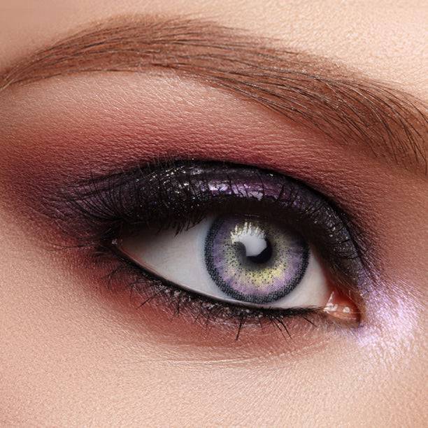 charm and beautiful violet contact lens for party and costume play.