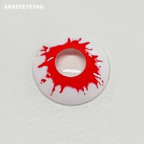 Blood Splat - Theatrical Contact lens