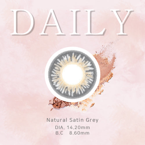 Natural Satin Grey - KRAZYEYES4U - Color Contact Lens