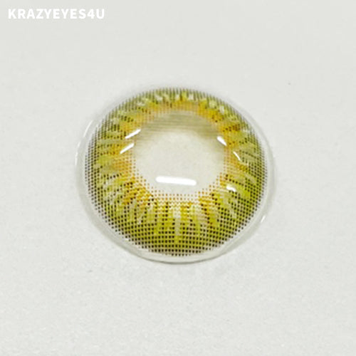 neat jade green colored hollywood style contact lens for halloween fest and cosplayer.