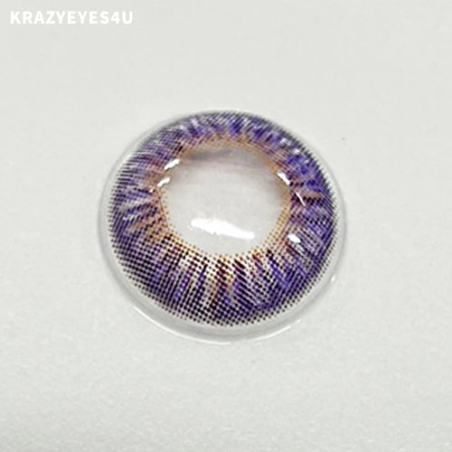 charming sweet violet colored hollywood style contact lens for halloween fest and cosplayer.
