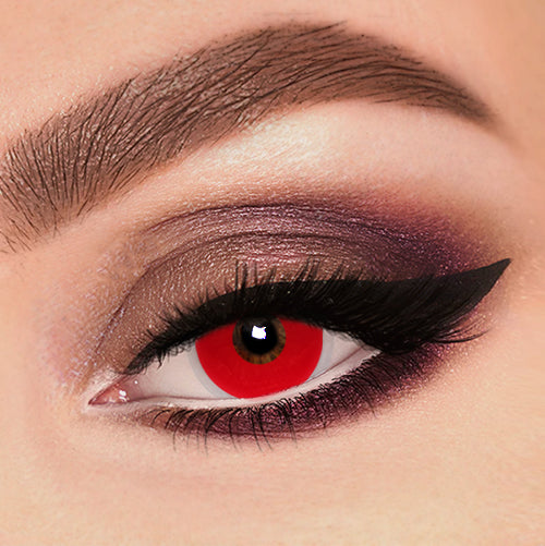 Red Out - KRAZYEYES4U - Color Contact Lens
