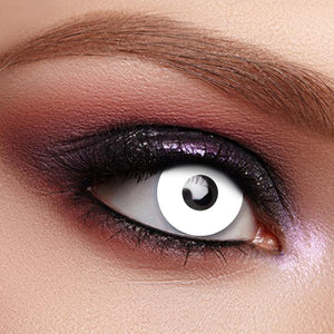 UV Glow white - KRAZYEYES4U - Color Contact Lens